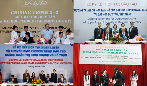 ĐH Duy Tân ký kết hợp tác triển khai chương trình của các đại học danh tiếng của Anh, Mỹ