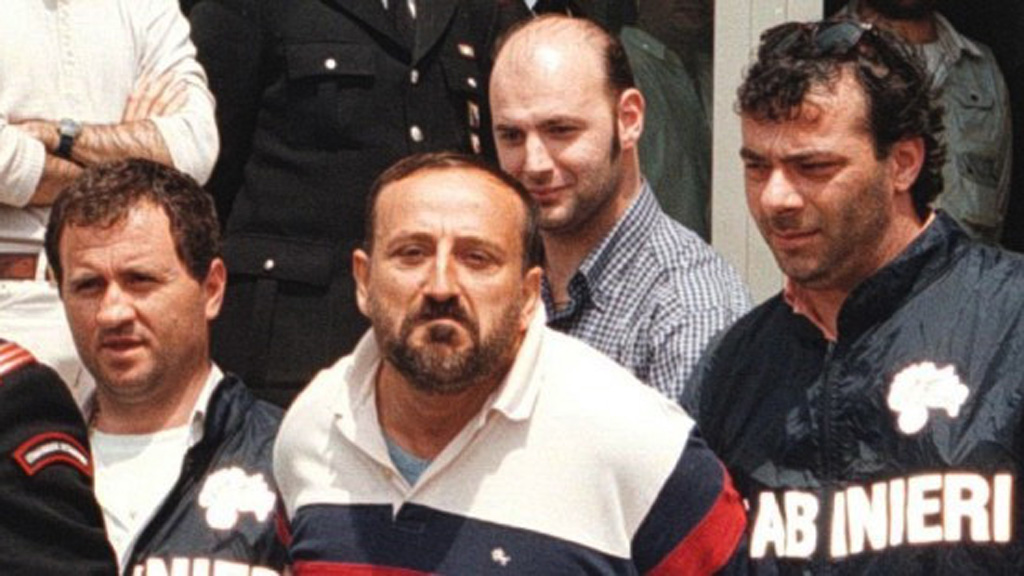Ông trùm Giuseppe Polverino khi bị bắt - Ảnh: Campaniasuweb