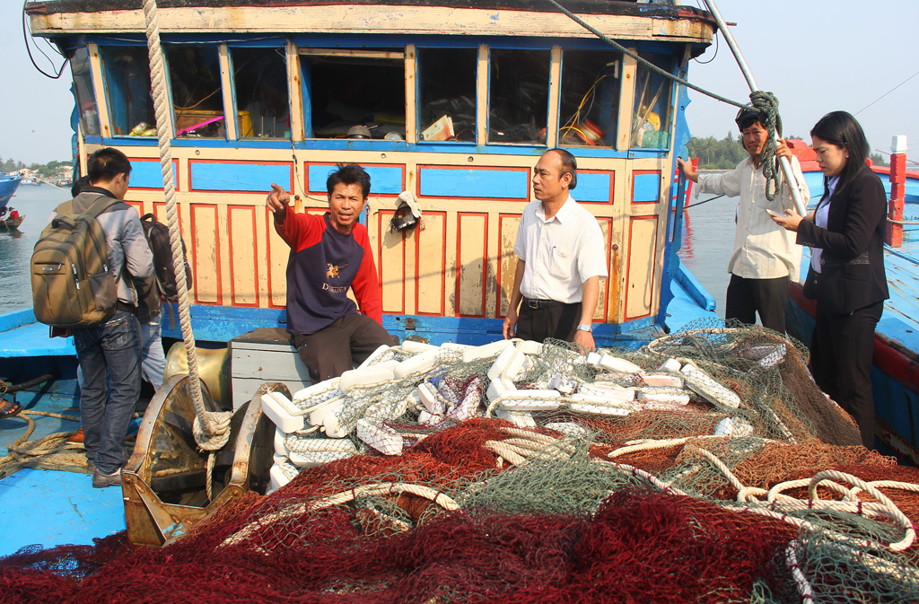 Thuyền trưởng tàu QNa 91.939 khẳng định sẽ lại ra biển sau khi khắc phục thiệt hại
