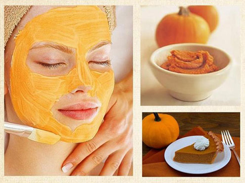 Mặt nạ làm trắng da bằng bí đỏ