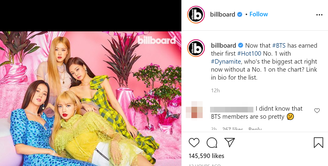 Billboard Bị Chỉ Trích Vì Đăng Hình Blackpink Nhưng Viết Về Bts