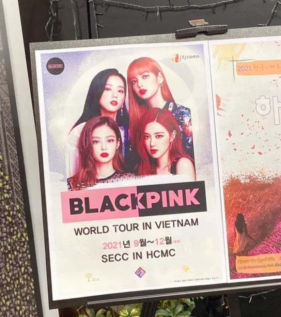 BlackPink, concert, poster: \