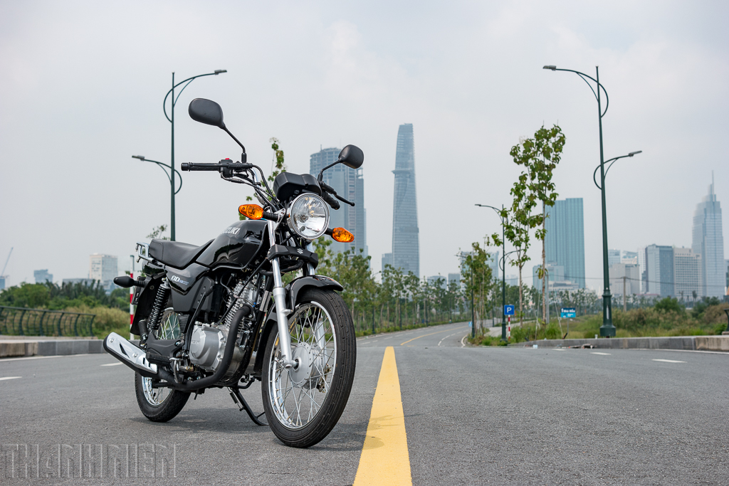 Cận cảnh Suzuki GD110 độ chất lừ tại Hà Nội