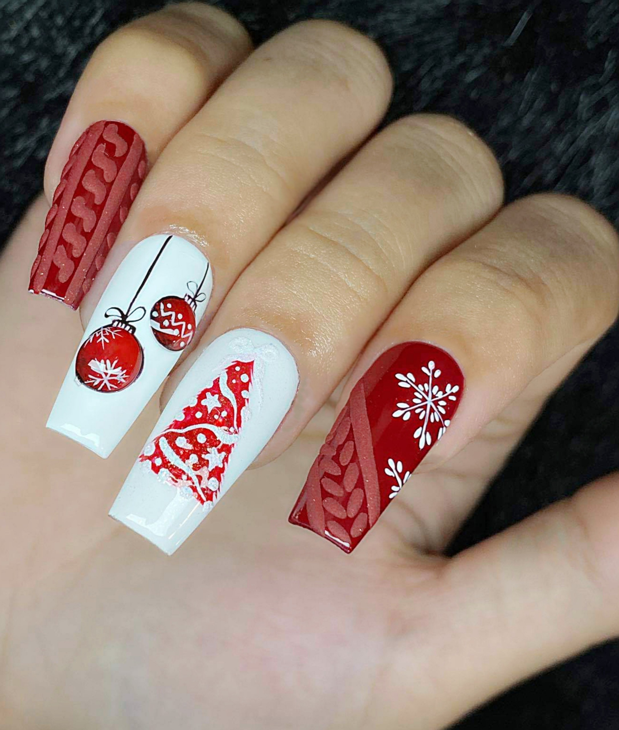 Cách Vẽ Ông Già Noel Nail | TikTok