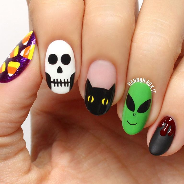 Những mẫu nail cực “chất” mùa lễ hội Halloween dễ thực hiện tại nhà