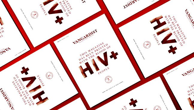 Dùng máu người nhiễm HIV để in tạp chí - ảnh 2