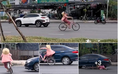Bác tin đồn người phụ nữ 'phóng xe đạp ngược chiều ăn vạ ô tô' ở TP.HCM