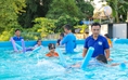 Dạy bơi miễn phí cho trẻ em