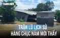 Hàm Thuận hoang tàn trong lũ lịch sử, Hàm Thắng dân chạy thâu đêm