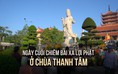 Người dân xúc động trong ngày cuối chiêm bái xá lợi Phật ở chùa Thanh Tâm