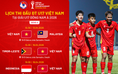 Lộ diện lịch thi đấu và kênh phát U.17 Việt Nam: Không phải VTV, chạm trán Malaysia không nhập tịch