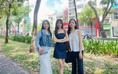 Tuyến đường hoa kèn hồng rực rỡ, người trẻ mê mệt tìm đến check-in