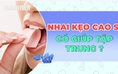 Nhai kẹo cao su có giúp tập trung ?