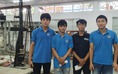 Sinh viên chế tạo robot in 3D bê tông 'đầu tiên' tại Việt Nam