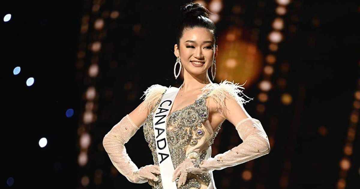 Hoa hậu Hoàn vũ Canada chọn váy của nhà thiết kế Việt thi bán kết