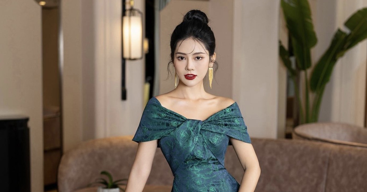 Đầm tiệc tafta cao cấp thể hiện trọn vẹn nét tinh tế và sang trọng