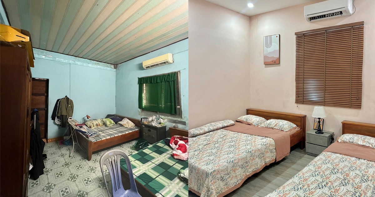 Phòng ngủ 15 năm của ba mẹ được con gái 'hô biến' đẹp như khách sạn