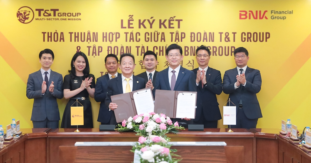 T&T Group hợp tác với BNK - tập đoàn tài chính hàng đầu Hàn Quốc