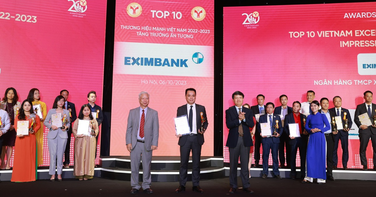Eximbank vào Top 10 Thương hiệu mạnh Việt Nam - Tăng trưởng ấn tượng năm 2023