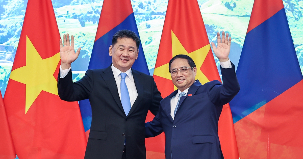 Thủ tướng: Nâng kim ngạch thương mại Việt Nam - Mông Cổ lên 200 triệu USD