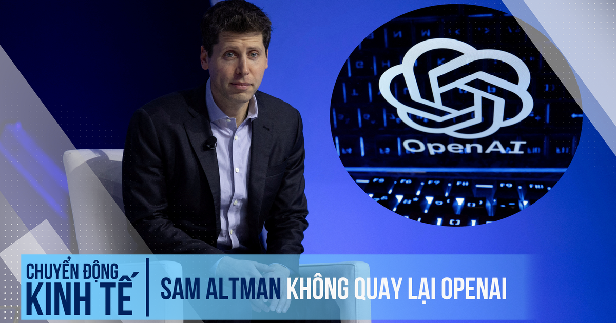 Cựu CEO Sam Altman không quay lại OpenAI