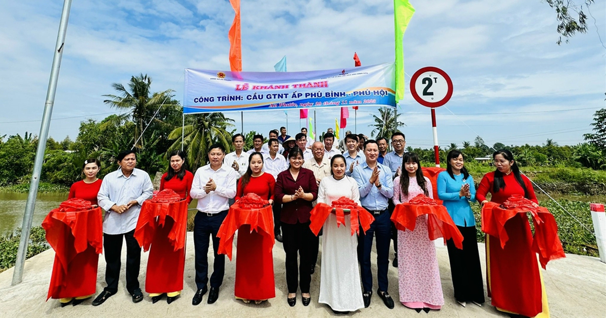 BSR khánh thành 2 cầu dân sinh tại Vĩnh Long