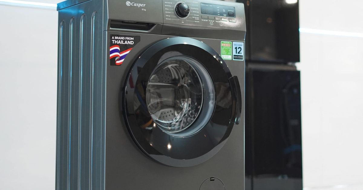 Máy giặt cửa trên của Casper thu hút thị trường điện máy, giá từ 3,69 triệu đồng