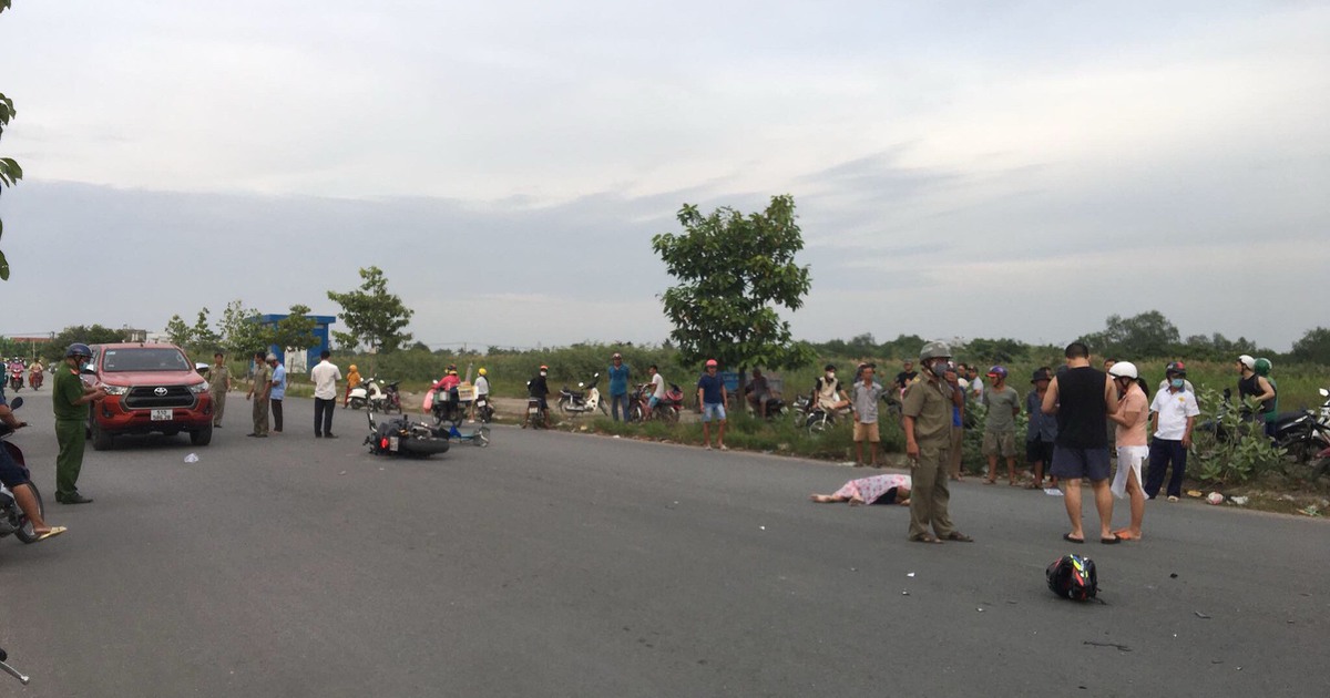 TP.HCM: Đi đón cháu, gần tới cổng trường gặp tai nạn tử vong