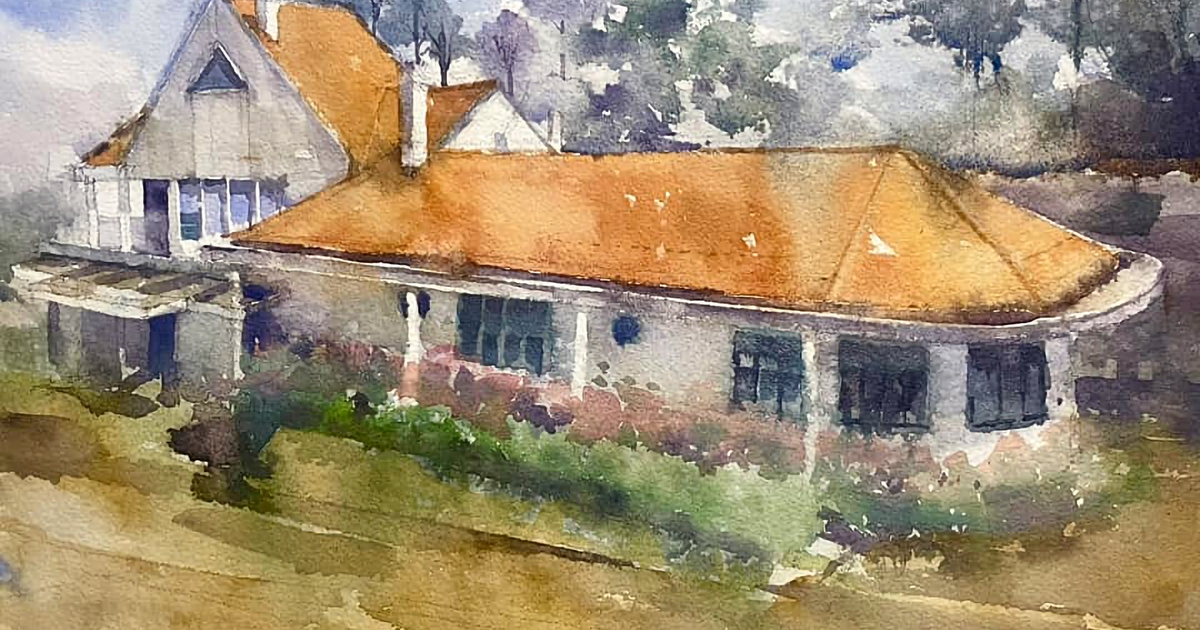 Góc ký họa: Biệt điện Trần Lệ Xuân