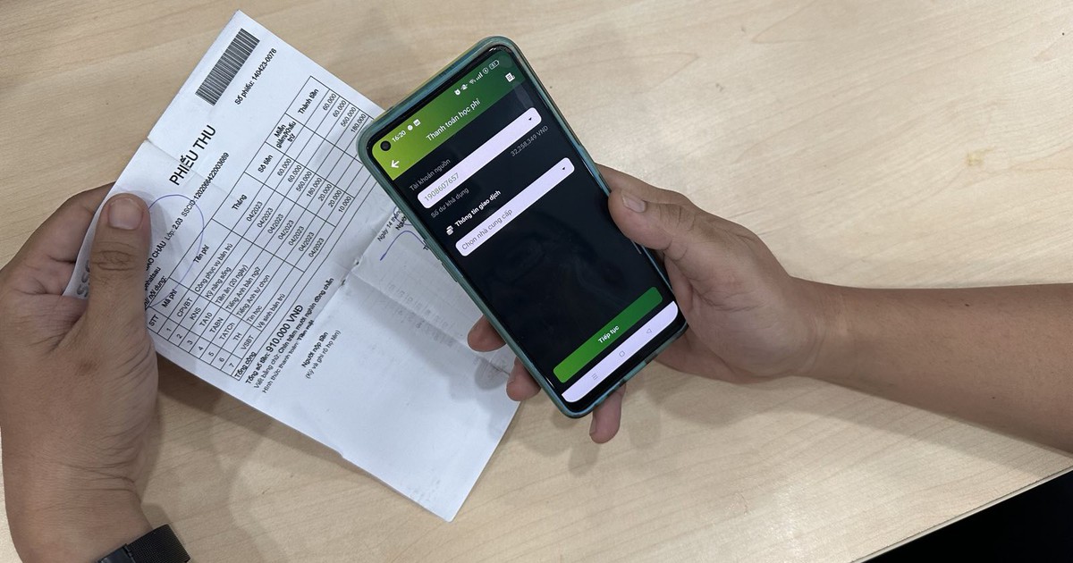 Thanh toán học phí trong trường học, Sở GD-ĐT TP.HCM  yêu cầu gì?