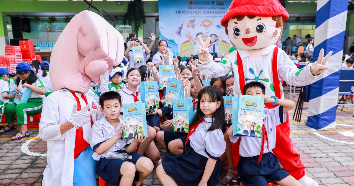 Xây dựng mô hình ‘Trường học Xanh - Sạch - Khỏe’ cho học sinh tiểu học