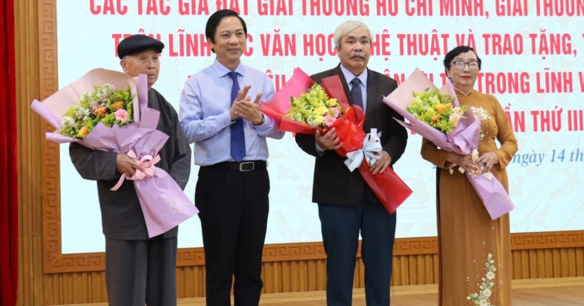 Quảng Trị vinh danh các tác giả đạt Giải thưởng Hồ Chí Minh, Giải thưởng Nhà nước