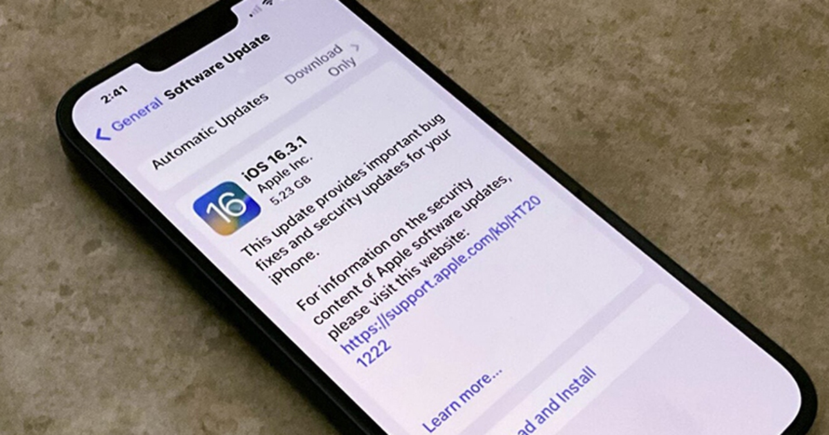 Vừa ra mắt, iOS 16.3.1 đã gây sự cố