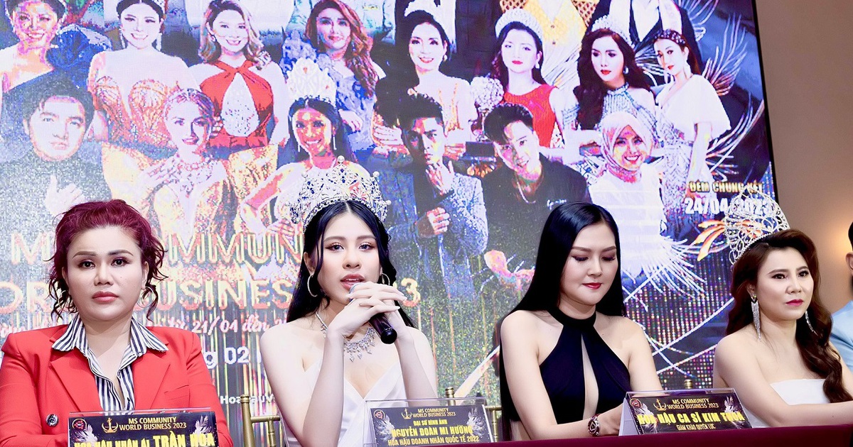 Hơn 2,5 tỉ đồng cho người chiến thắng Hoa hậu Cộng đồng doanh nhân thế giới 2023