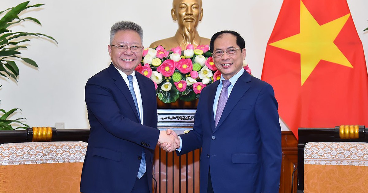 Bộ trưởng Bùi Thanh Sơn tiếp Bí thư Tỉnh ủy Hải Nam, Trung Quốc