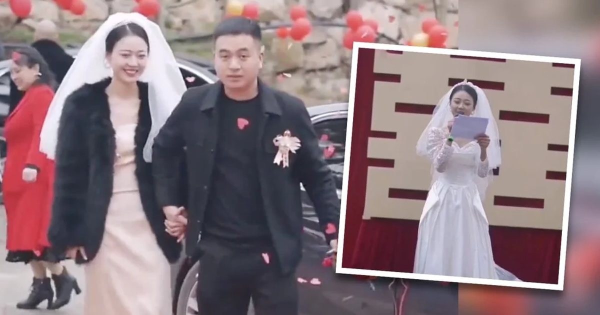 Cô dâu tự làm MC trong đám cưới để tiết kiệm tiền