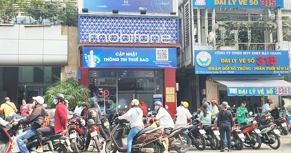 Ùn ùn đi cập nhật thông tin thuê bao