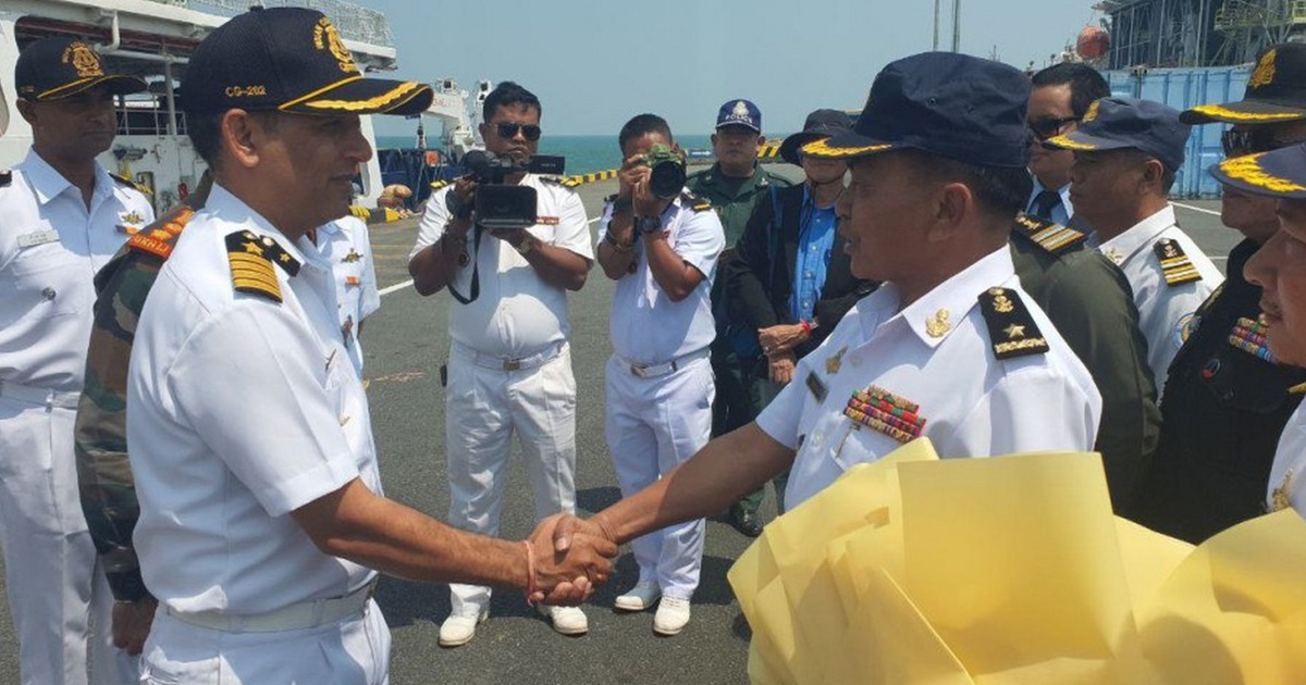 Hải quân Ấn Độ, Campuchia diễn tập chung