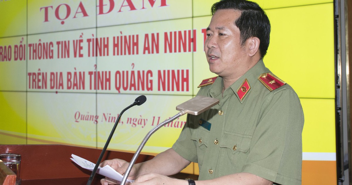 Thiếu tướng Đinh Văn Nơi công khai số điện thoại cá nhân để nhận tin tố giác tội phạm