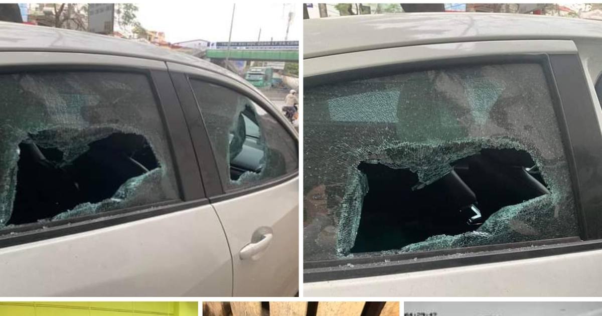 Hải Phòng: Hàng loạt xe ô tô đậu ngoài đường bị kẻ gian đập kính trộm đồ