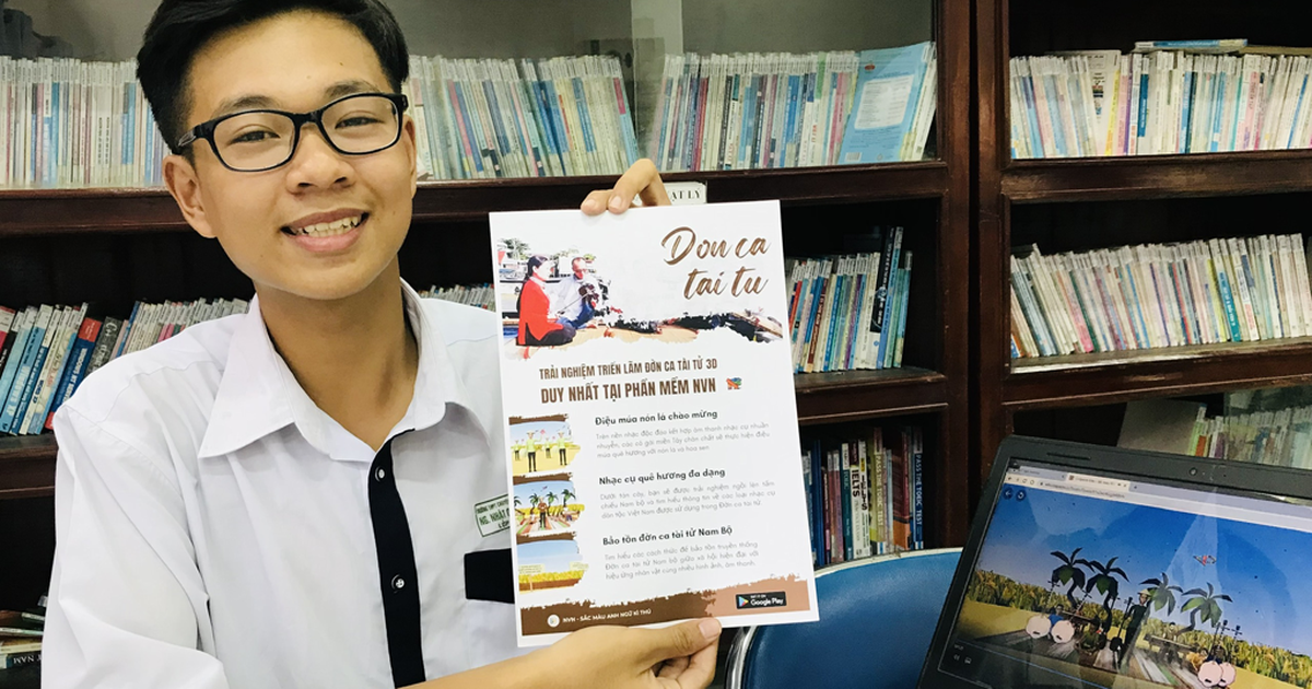 Học sinh sáng chế phần mềm học tiếng Anh bằng hoạt hình 3D