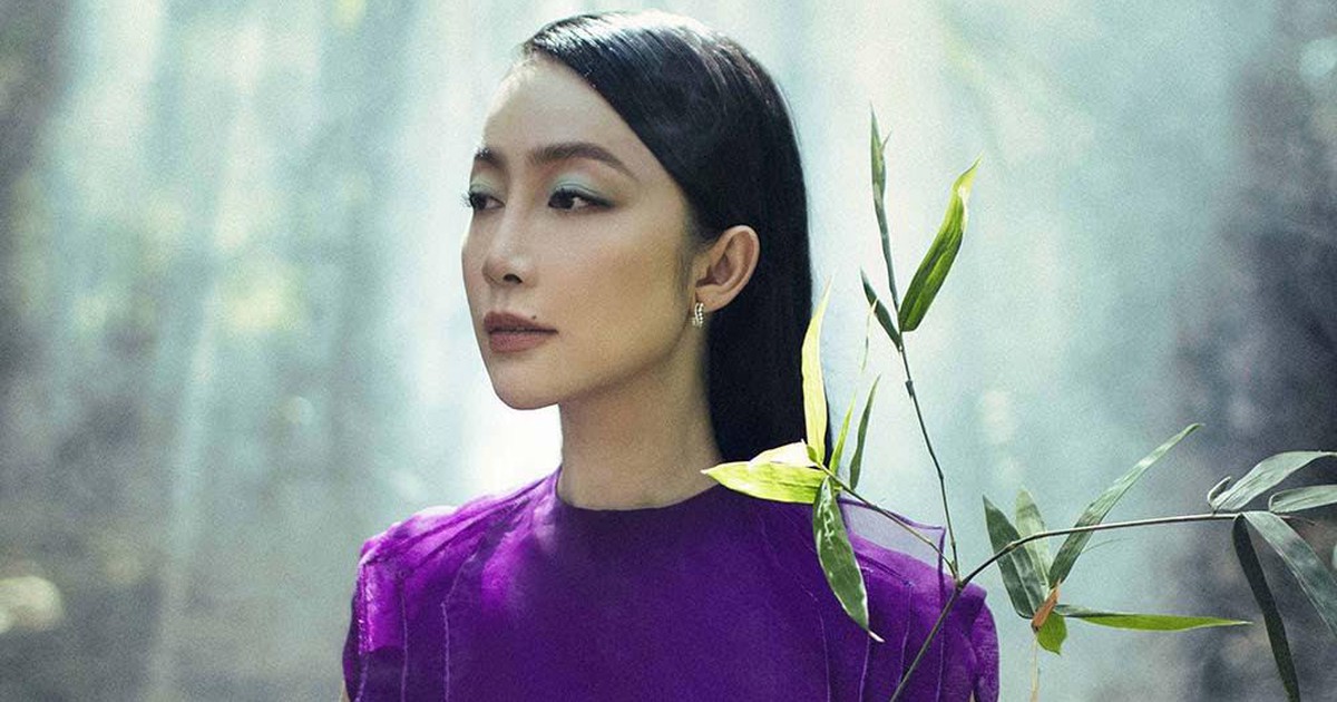 Linh Nga làm 'nàng thơ' của nhà thiết kế Thủy Nguyễn