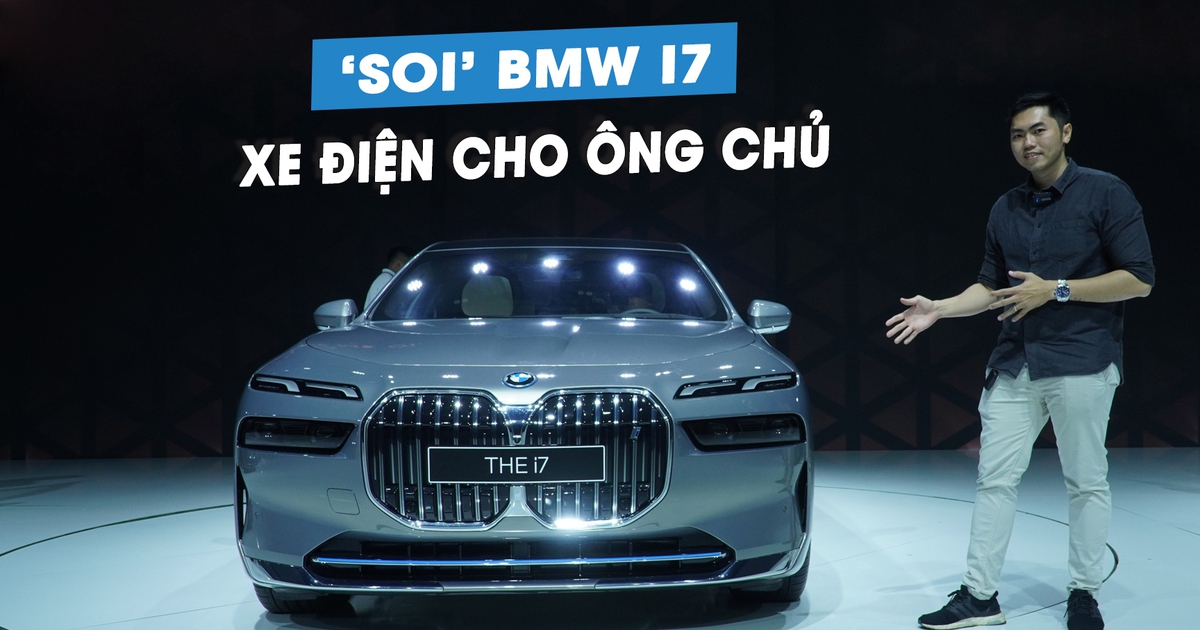 Màn 'lột xác' công nghệ trên BMW i7, xe thuần điện hướng tới ông chủ