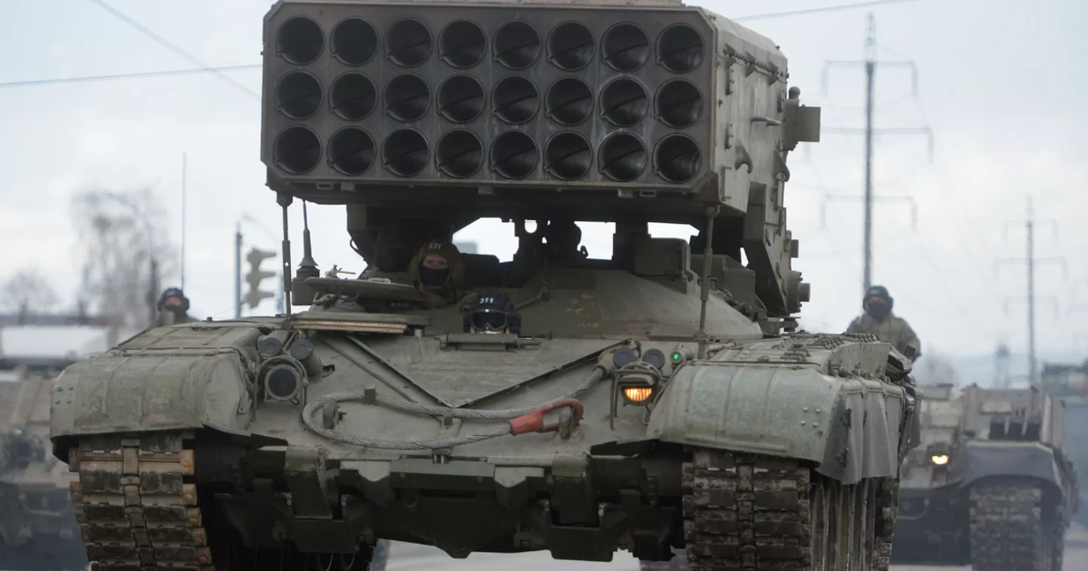 Chiến sự đến tối 3.4: Nga triển khai pháo phản lực phun lửa hạng nặng ở Ukraine