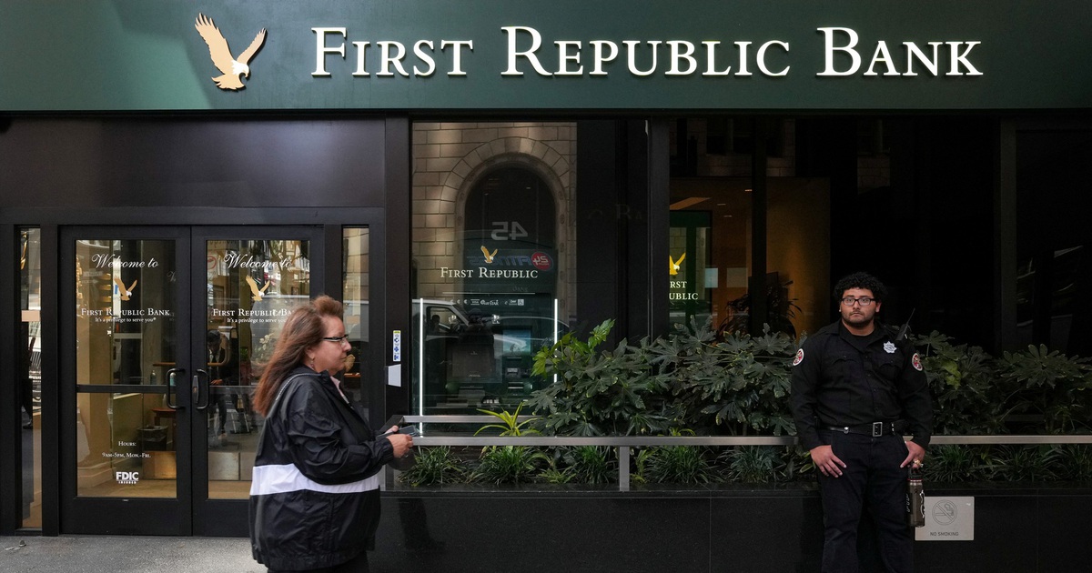 Rộ tin Ngân hàng First Republic sắp bị chính phủ Mỹ tiếp quản và đấu giá