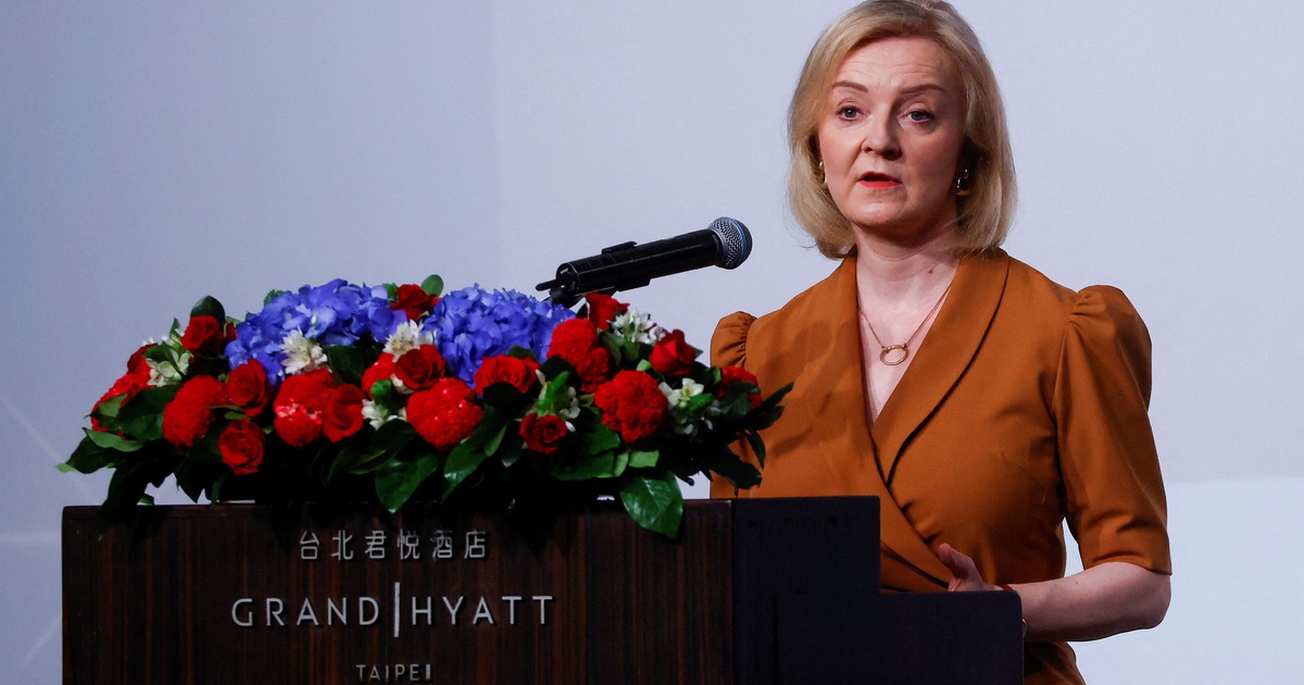 Cựu Thủ tướng Anh Liz Truss thăm Đài Loan