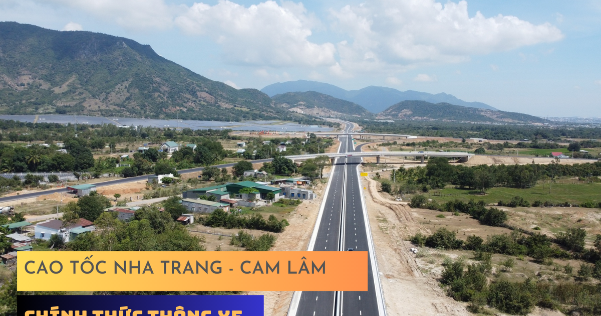Cao tốc Nha Trang – Cam Lâm thông xe, sớm hơn tiến độ 3 tháng