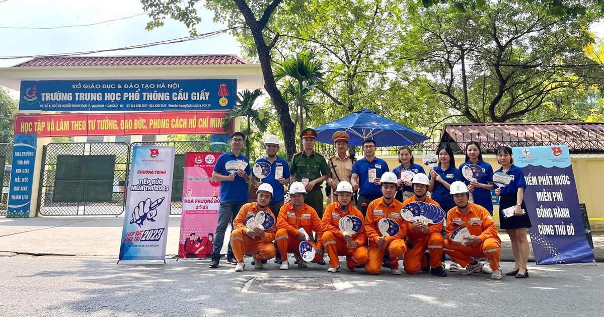 EVNHANOI cung ứng điện liên tục phục vụ 201 điểm thi THPT trên địa bàn Hà Nội