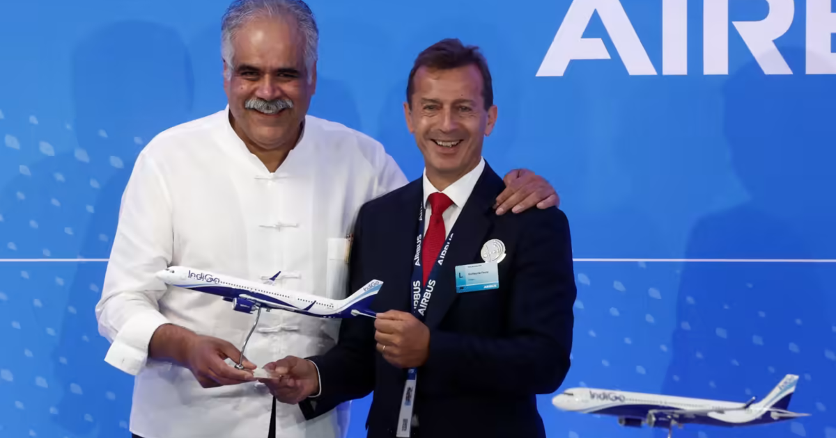 Công ty Ấn Độ lập kỉ lục đặt mua 500 máy bay Airbus
