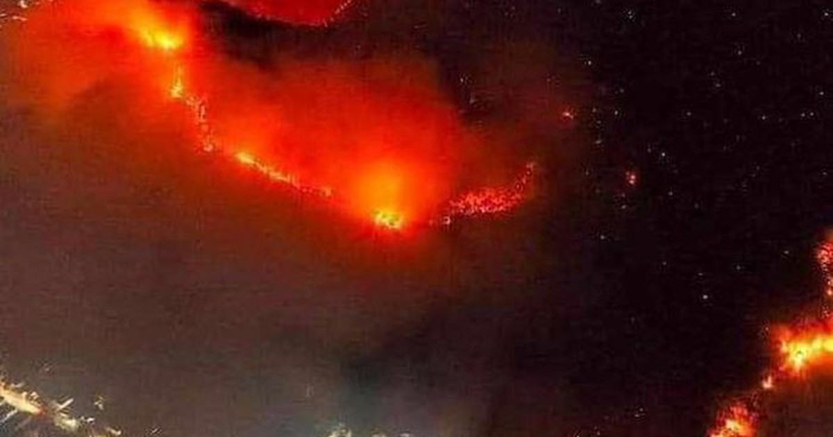 Huy động hơn 700 người chữa cháy rừng ở Nghệ An